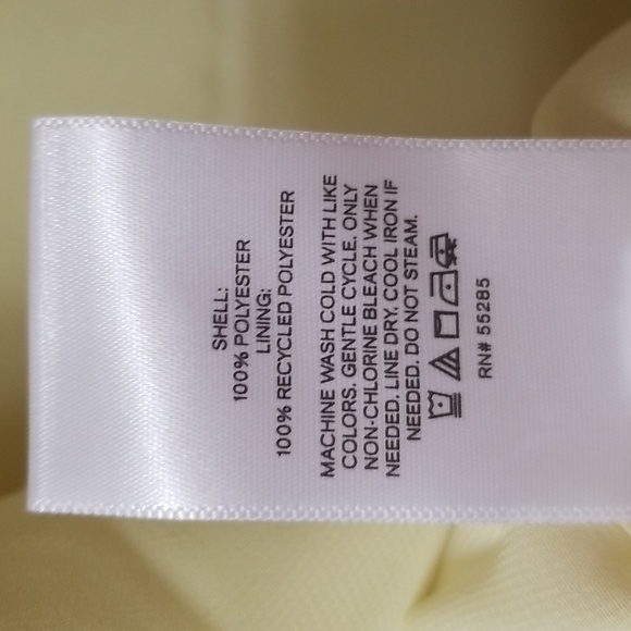 Express bright yellow satin adjustable strap top New criss cross  Small - Picture 12 of 12